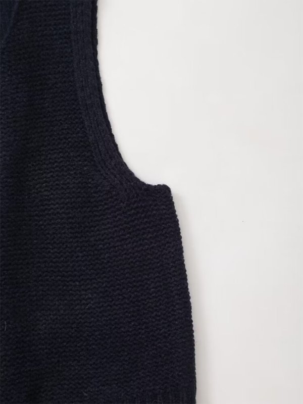 Shelly New Fashion Vest Bow Tie Sweater Vest