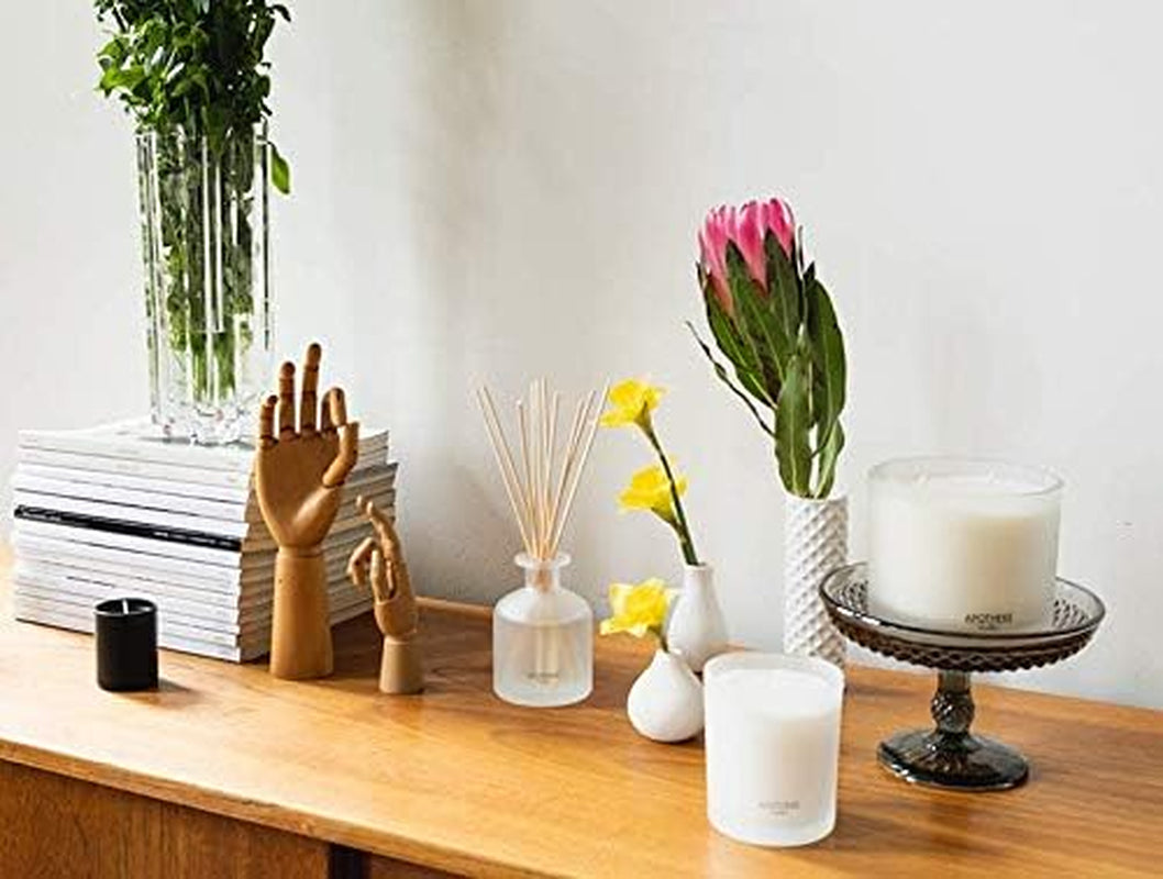 Signature Scented Candles for Home, White Vetiver - 10.5 Oz - Soy Wax, Non Toxic, Large Jar White - Luxury Candle Gifts for Women & Men - Sandalwood, Eucalyptus, and Vetiver
