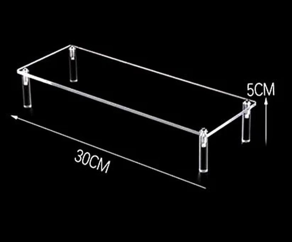 Clear Acrylic Display Stand for Anime Figures Cupcake Shelf Organizer Desserts Holder Jewels Display Risers Stand Perfume Stand