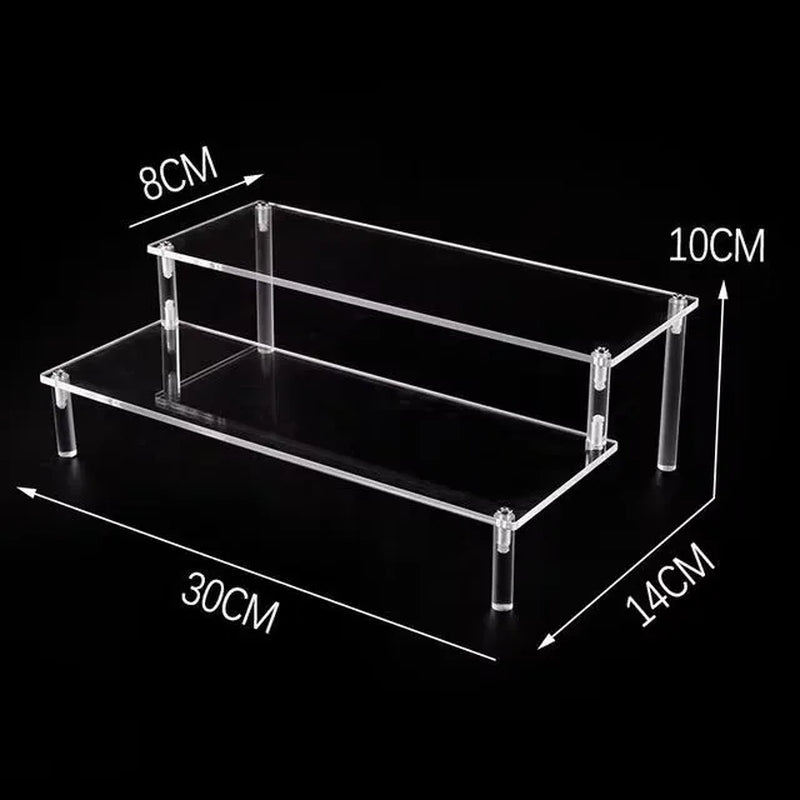 20-50Cm Acrylic Riser Display Riser Shelf for Figures Display Stand Display Cupcake Perfume Organizer Cologne Makeup Collection
