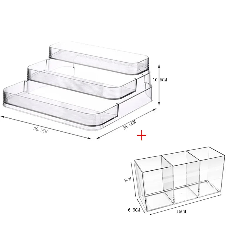 Desktop Perfume Shelf Bathroom Makeup Organizer Perfume Aromatherapy Organizer Skin Care Product Storage Rack Organizer