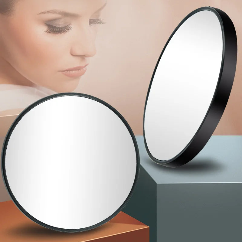 9Cm 5X/10X/15X Magnifying Mirror Suction Cup Mini Compact Makeup Mirror Hand Travel Small Pocket Vanity Mirrors Makeup Magnifier