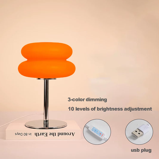 Table Lamp Bedroom Room Lamps USB Plug LED Mushroom Table Lamp Living Room Dining Room Ambient Lighting(Not Glass)