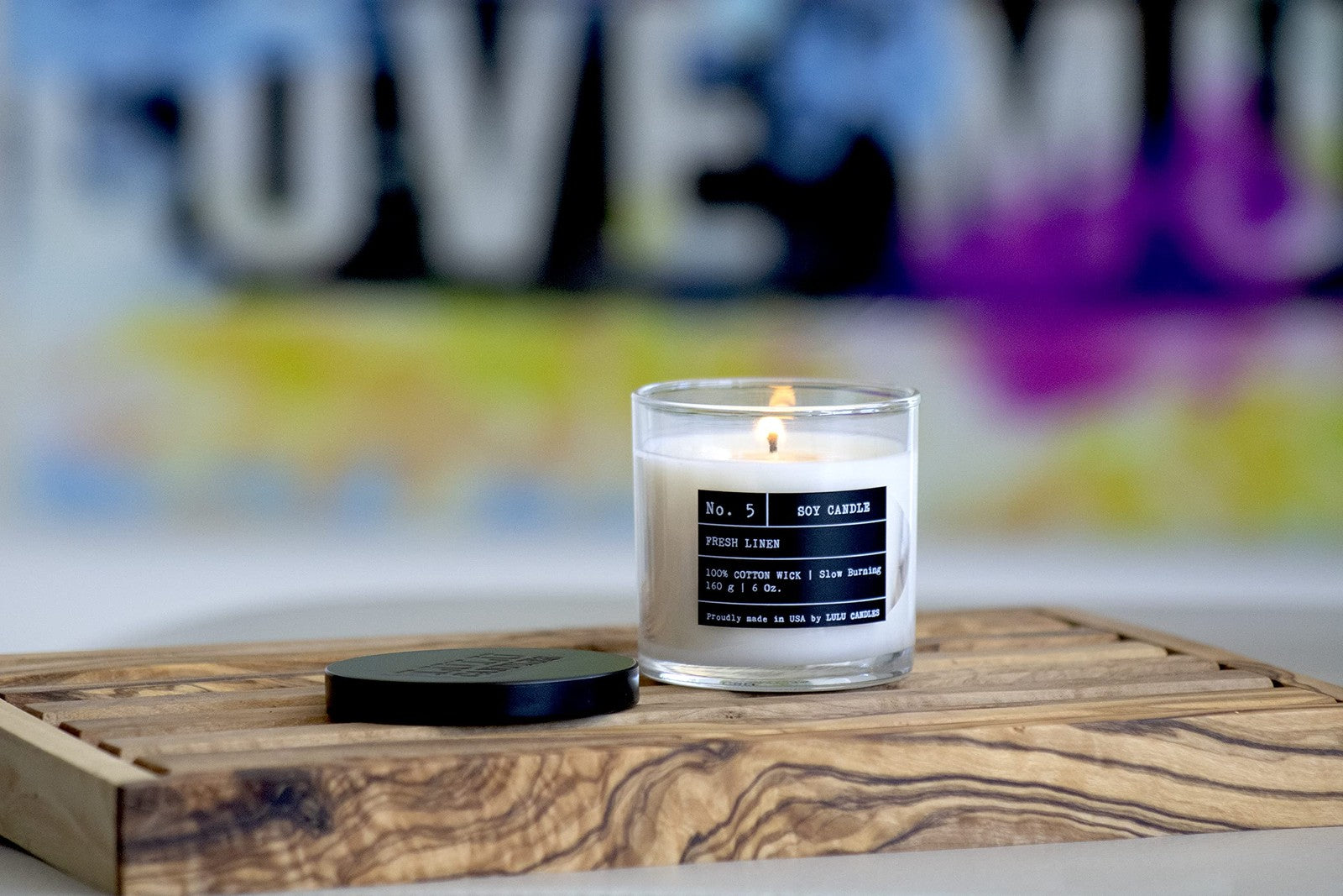 Lulu Candles | Jasmine, Oud & Sandalwood | Luxury Scented Soy Jar Candle | Hand