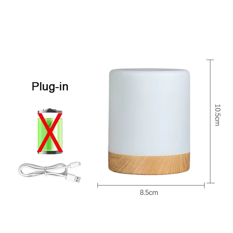 Dimmable Bedside Night Lights Charging Desktop Night Lamps Bedroom Bedside Lighting Decoration Touch Reading Led Table Lamps