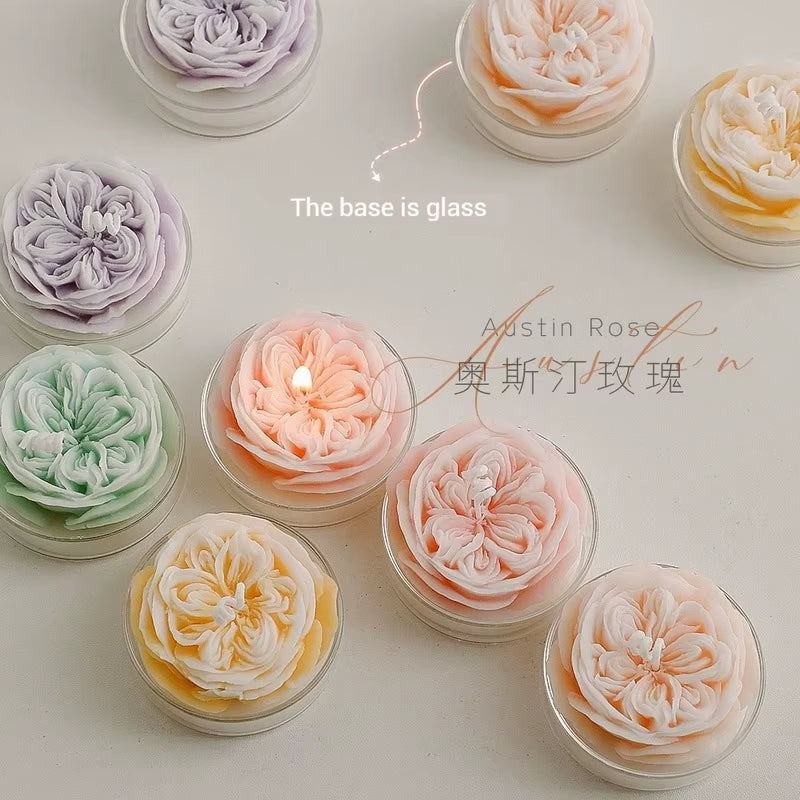 Modern Rose Scented Candles Soybean Wax Qixi Gifts Valentine'S Day Birthday Wedding Home Atmosphere Decorative Candles Gifts