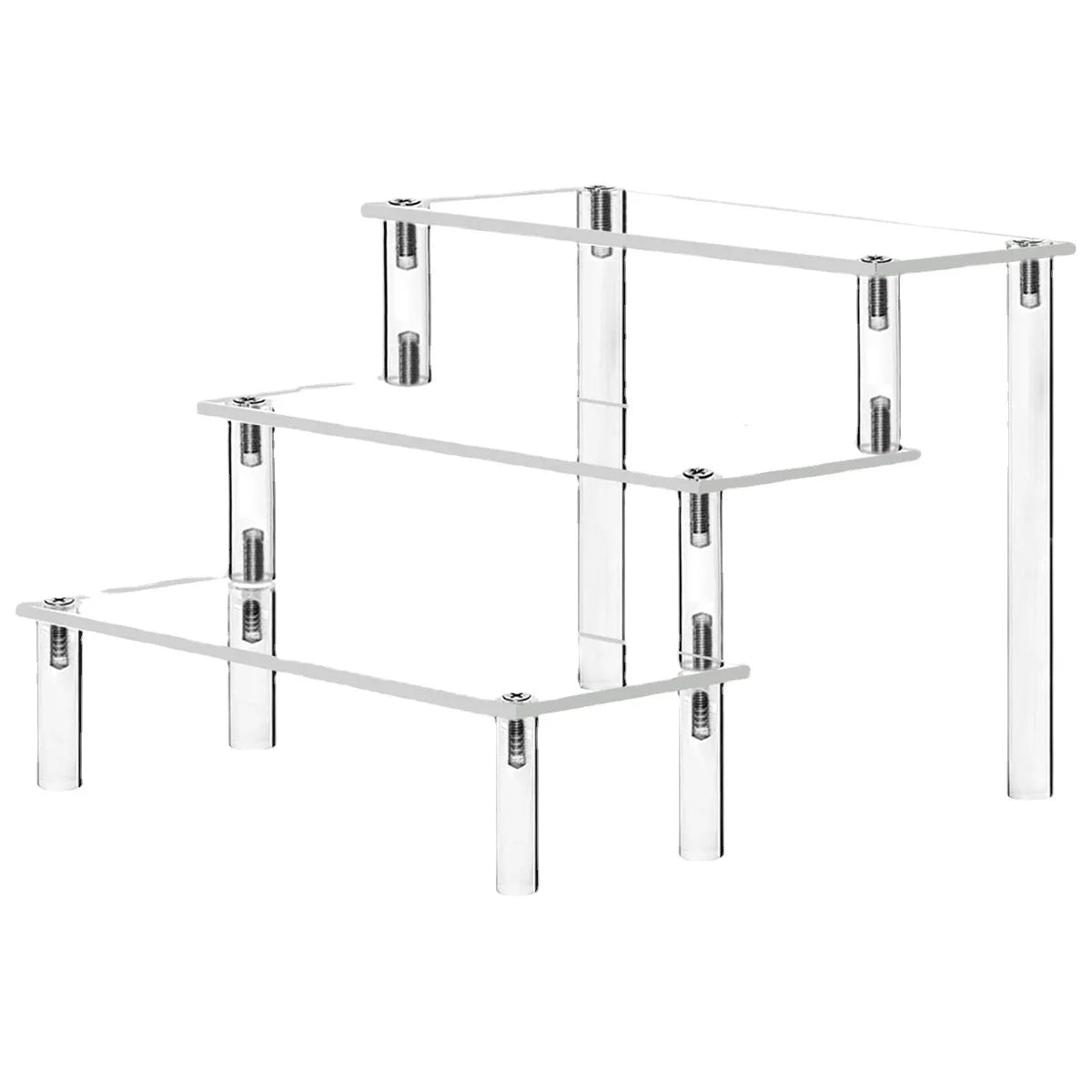 Clear Acrylic Display Stand for Anime Figures Cupcake Shelf Organizer Desserts Holder Jewels Display Risers Stand Perfume Stand