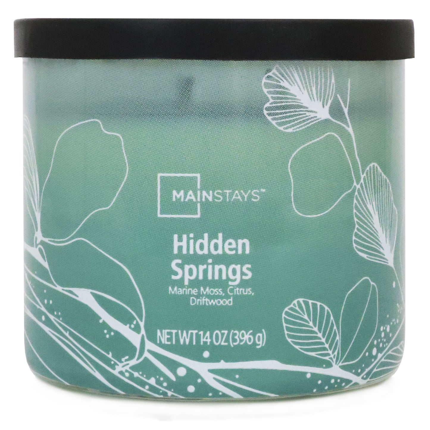3-Wick Ombre Wrap Hidden Springs Candle, 14-Ounce