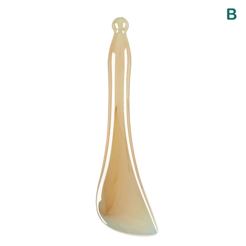 Skin Scraping Resin Gua Sha Massage Board Guasha Plate Face Eye SPA Massager Scrapers Tools for Face Neck Back Body Legs