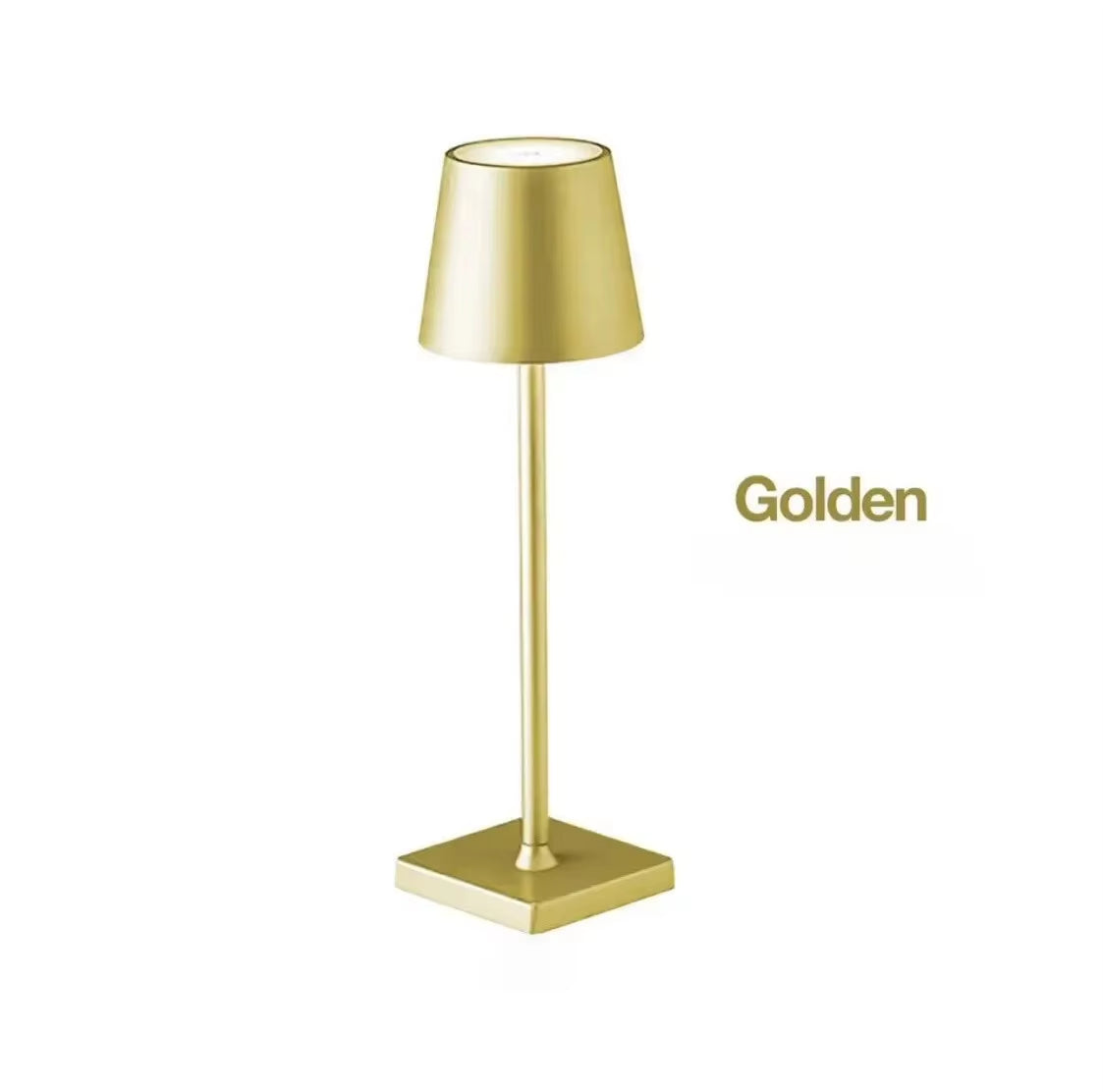 3 Color Temperature LED Eye Protection Table Lamp Stepless Dimming Touch Control Rechargeable Batter for Living Room Dining Room