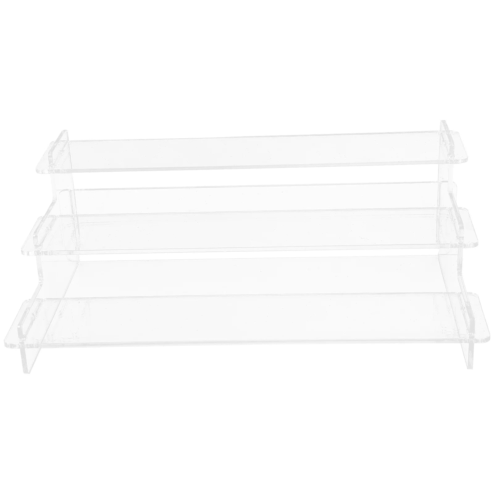 Transparent Ladder Display Rack Cake Stand Perfume Acrylic Figurine Holder Bracelet Necklace Stairs Exhibitor Figures