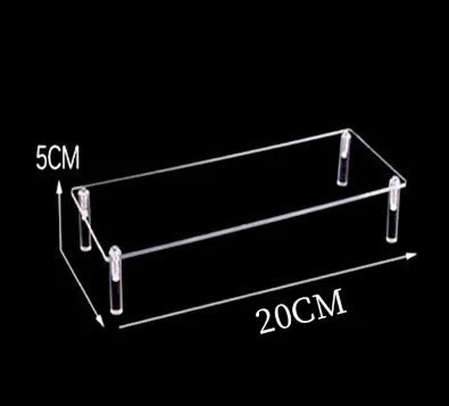 Clear Acrylic Display Stand for Anime Figures Cupcake Shelf Organizer Desserts Holder Jewels Display Risers Stand Perfume Stand