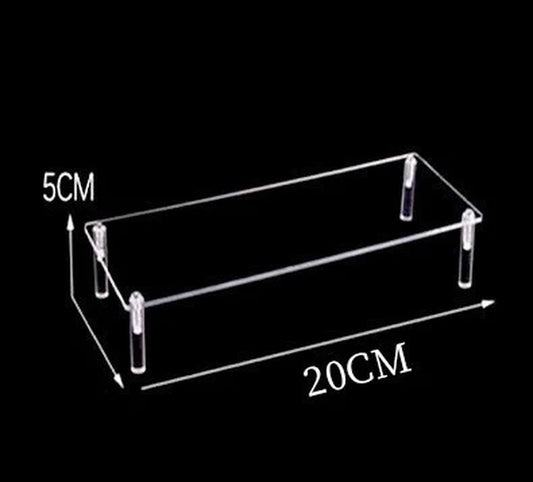 Clear Acrylic Display Stand for Anime Figures Cupcake Shelf Organizer Desserts Holder Jewels Display Risers Stand Perfume Stand