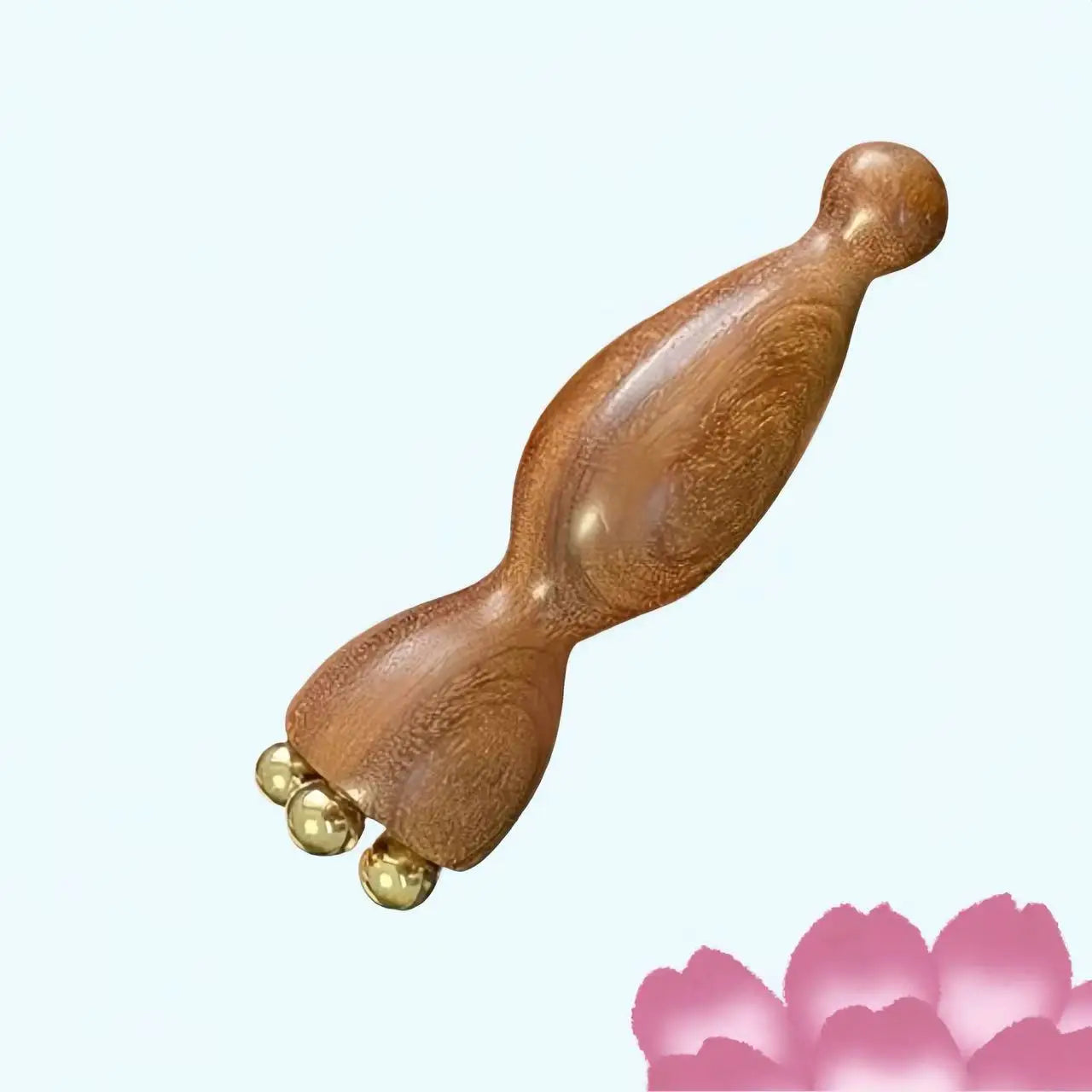 Hot Face Massage Tools Lotus Seedpod Beauty Brass & Rosewood Dark Circles Gua Sha Tool Eye Relaxation Meridians Acupoint Massage