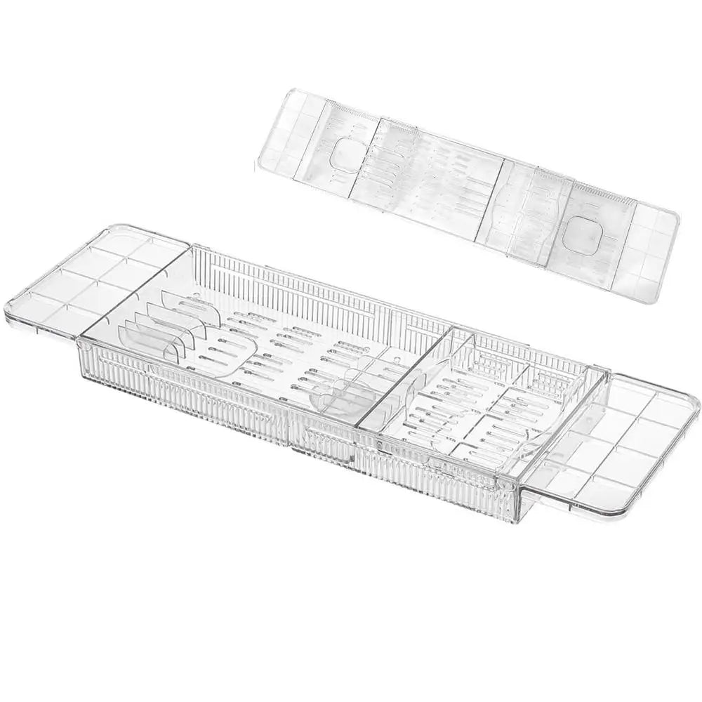 Bathtub Trays for Tub Bathtub Tray Caddy for Bath Bath Shelf over Tub Adjustable Bath Tray Bathtub Accessories for Home Spa