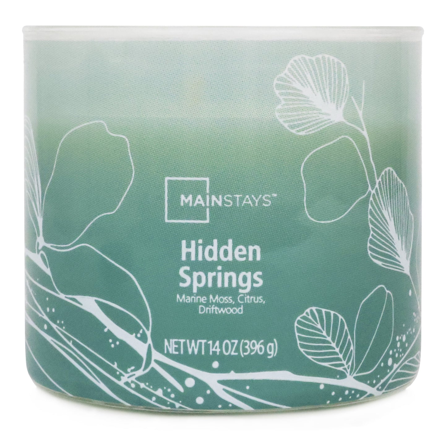 3-Wick Ombre Wrap Hidden Springs Candle, 14-Ounce