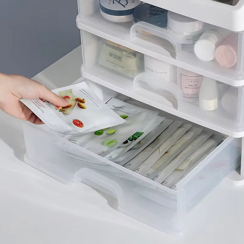 Make up Case Jewelry Container Box Makeup Organizer Drawers Plastic Cosmetic Storage Box Makeup Brush Holder Organizers