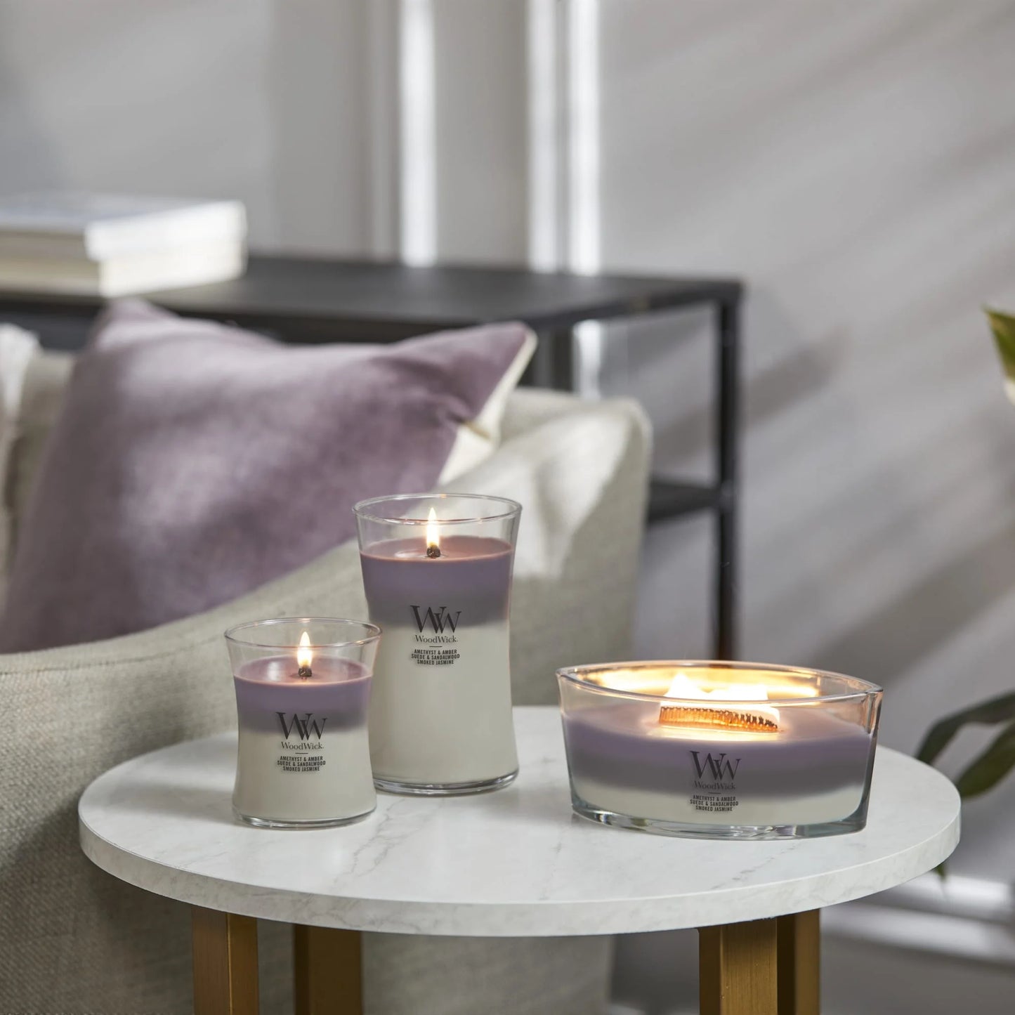 Ellipse Trilogy Scented Candle, Amethyst Sky, 16 Oz