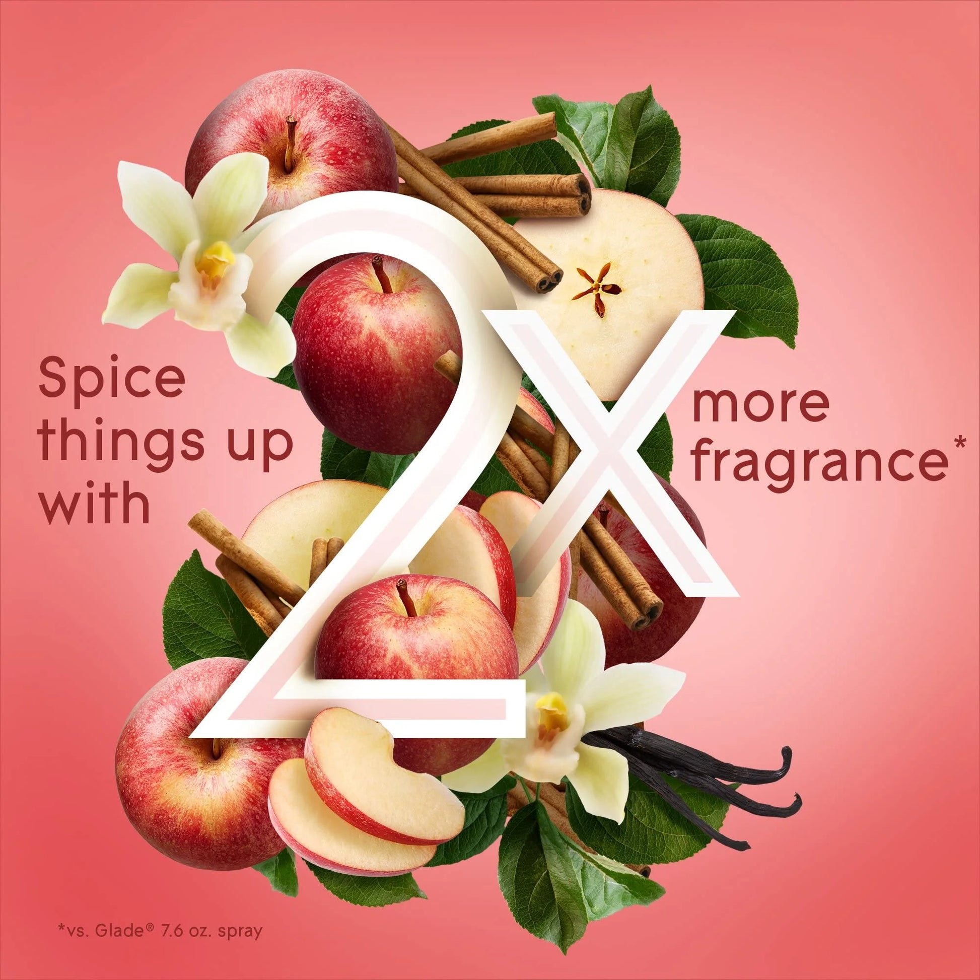 Air Freshener Room Spray Apple Cinnamon 8.3 Oz (Pack of 6)
