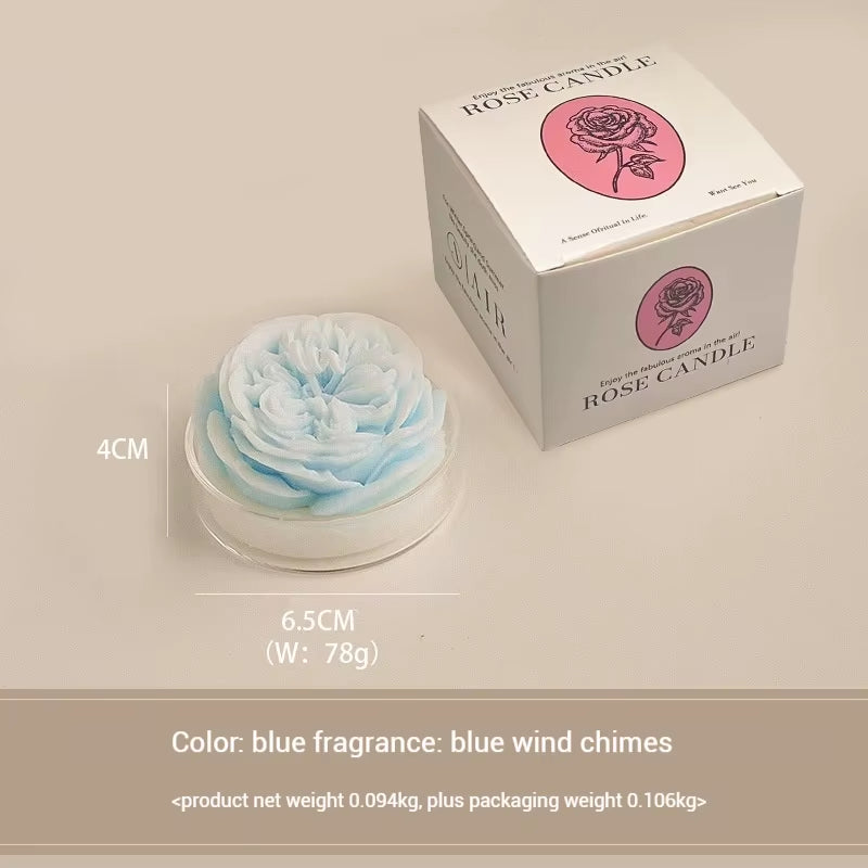 Modern Rose Scented Candles Soybean Wax Qixi Gifts Valentine'S Day Birthday Wedding Home Atmosphere Decorative Candles Gifts