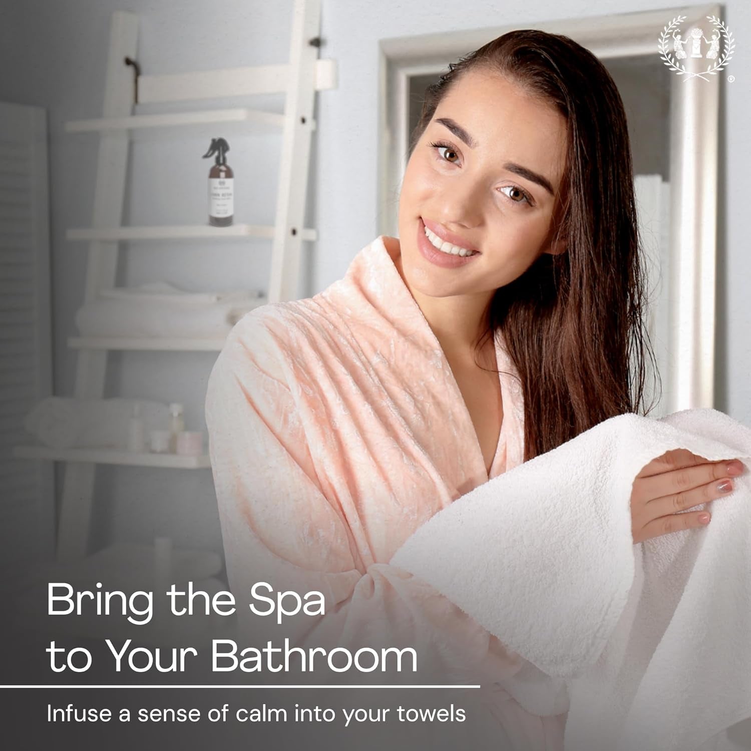 Linen Ritual - Aromatic, Soothing, and Relaxing Linen Spray for Bedding, Laundry and Fabric Spray Freshener - Infused with Aromatherapy Essential Oils - Lavender Serenity