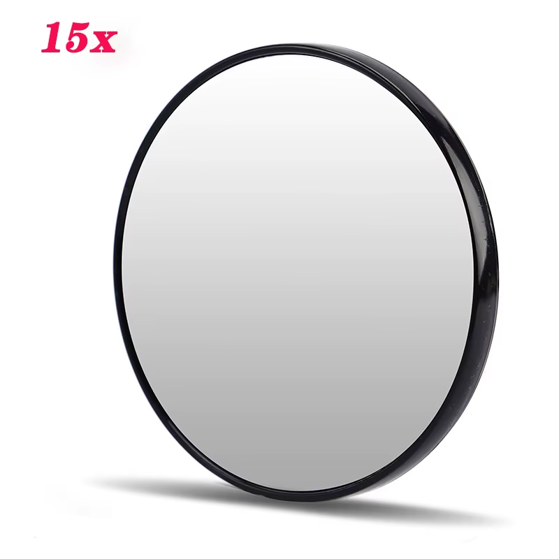 5X/10X/15X Portable Mirror round Magnification Mirror with Suction Cup Blackhead Magnifying Mirror for Bathroom Makeup Mirror