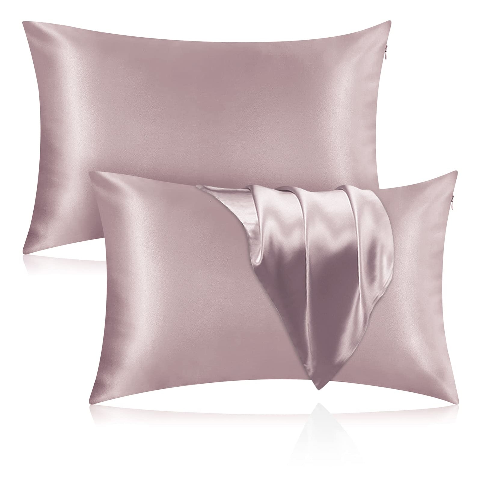 Silk Pillowcase for Hair and Skin 2 Pack 100% Mulberry Silk Pillowcase 25 Momme.