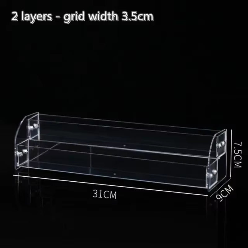 Transparent Acrylic Perfume Display Rack Multi-Layer Nail Polish Storage Rack Ladder Desktop Toy Display Rack Shop Display Tool