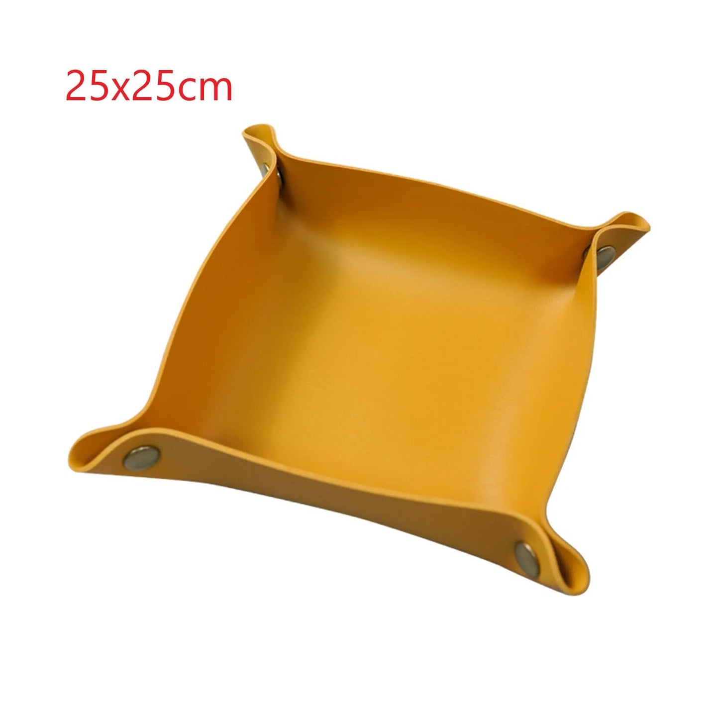 Storage Box PU Leather Storage Trays Home Decorative Trays for Key Wallet Makeup Desktop Storage Box Trays Decor Creative New