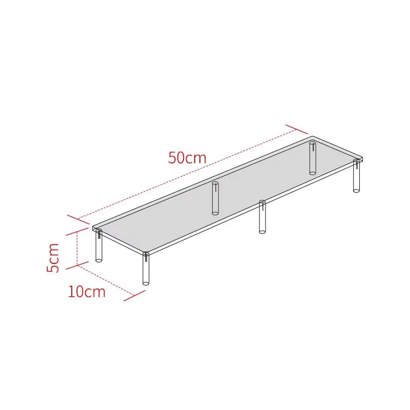 20-50Cm Acrylic Riser Display Riser Shelf for Figures Display Stand Display Cupcake Perfume Organizer Cologne Makeup Collection