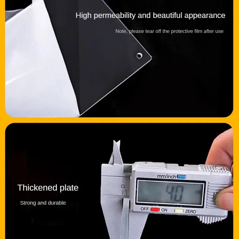 Acrylic Display Stand Transparent Ladder Shelf Doll Clay Figurine Animation Car Model Blind Box Perfume Storage Model Stand