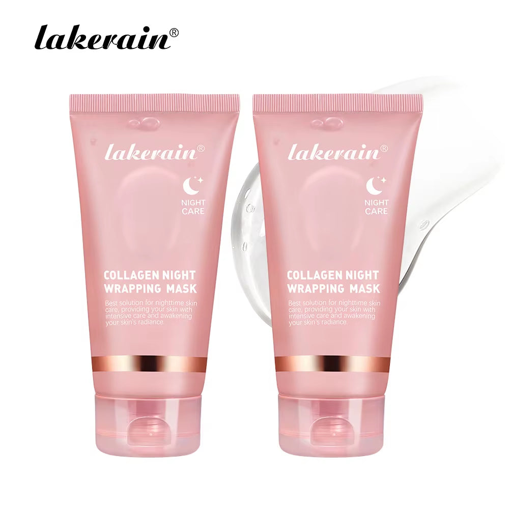 Collagen Wrapping Peel-Off Mask Rejuvenation Moisturizing Brightening Korean Face Mask Make Glowy Skin Elasticity Facial Mask
