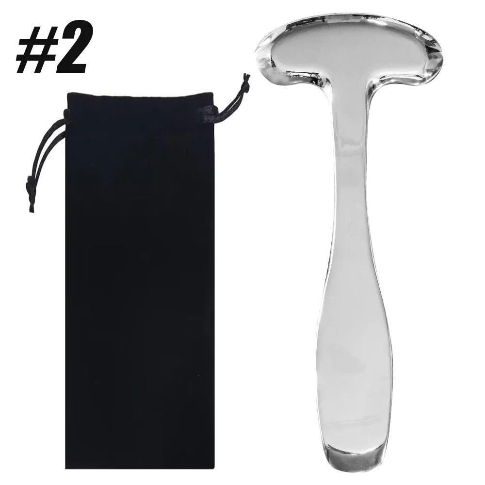 1PCS Stainless Steel Body Gua Sha - Muscle Scraper, Scar Tissue, Body Sculpting, Scraper Tool for Massage and Lymphatic Drainage