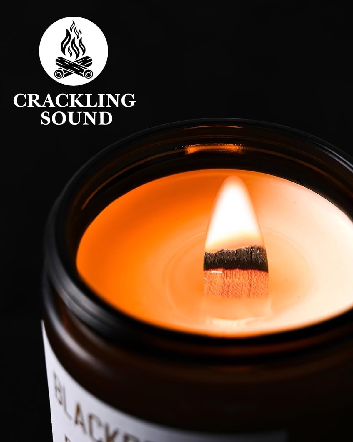 28Oz Wood Wick Candles That Crackle: 4 Pack Scented Candles for Home Scented, Aromatherapy Candle Set with Crackling Wooden Wick up to 200H Burning Candle Gift Set for Birthday, Valentine'S Day Gifts
