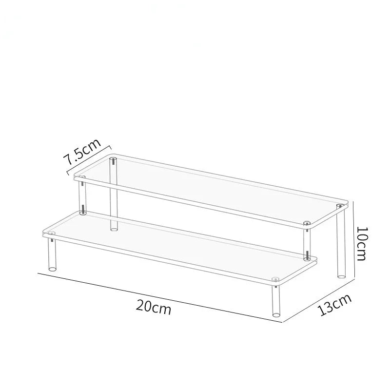 Acrylic Display Stand Ladder Shelf Hand-Made Figure Toy Animation Car Model Blind Box Perfume Storage Model Stand
