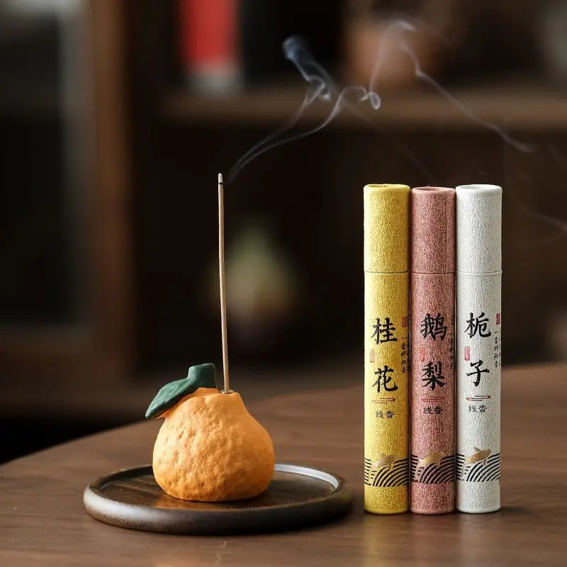 Creative Orange Thread Incense Burner Home Indoor Incense Insertion Incense Holder Incense Insertion Incense Burner