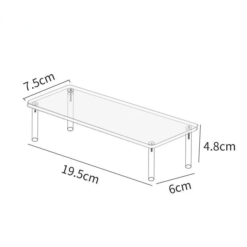 Acrylic Display Stand Ladder Shelf Hand-Made Figure Toy Animation Car Model Blind Box Perfume Storage Model Stand