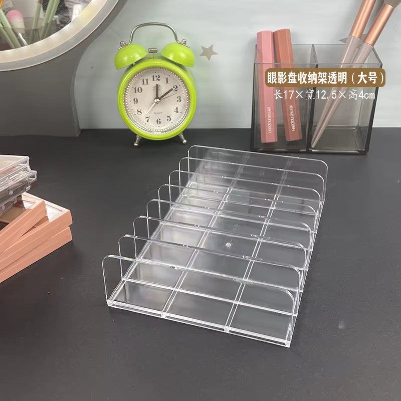 Transparent Storage Box Makeup Organizer Cosmetic Display Case Jewelry Hairpin Organizer Desktop Holder Clear Makeup Organizers