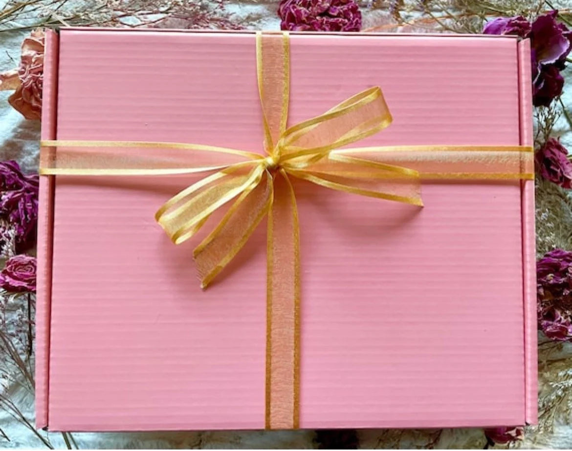 New Beginnings Cleansing Gift Box: Soy Candle, Sage, Rose Quartz