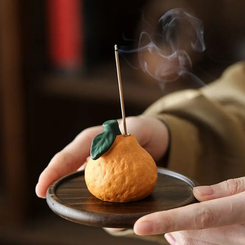 Creative Orange Thread Incense Burner Home Indoor Incense Insertion Incense Holder Incense Insertion Incense Burner