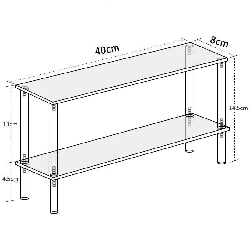 Vertical Acrylic Display Riser,Perfume Stand Organizer,Clear Display Shelf for Cosmetics,Cupcake,Action Figures,Pop Mart Dolls