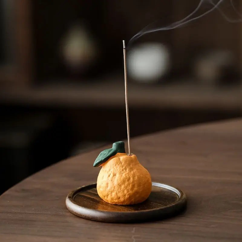 Creative Orange Thread Incense Burner Home Indoor Incense Insertion Incense Holder Incense Insertion Incense Burner