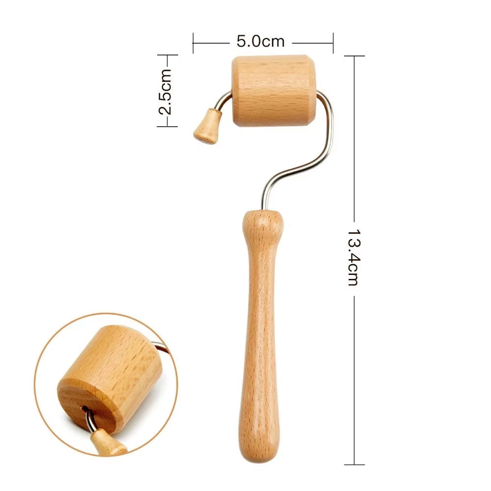New 6/7/8Pcs/Set Wooden Facial Massage Tools Roller Anti-Aging Face Massager Kit Durable Scraping Board Manual Massage Tools