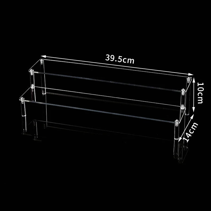 Clear Acrylic Display Stand for Anime Figures Cupcake Shelf Organizer Desserts Holder Jewels Display Risers Stand Perfume Stand