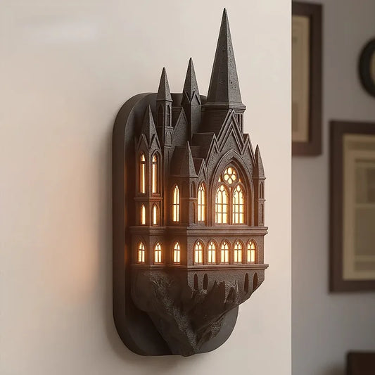 Led Nordic Bedroom Bedside Castle Wall Lamp Living Room Decor Corridor Ambient Designer Lamps House Decor Wall Lighting Vintage