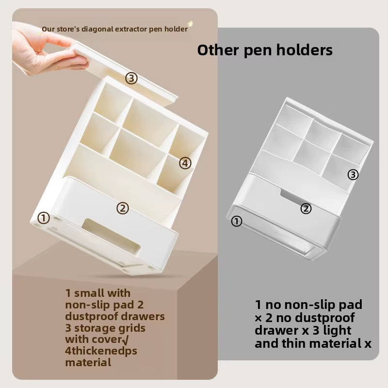 Make up Organizers and Storage, Acrylic Cosmetic Organizer for Vanity Countertop Bathroom Room, Makeup Brush Holder Organizer