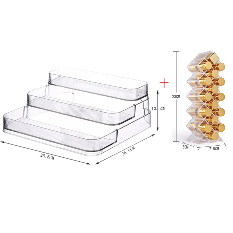 Desktop Perfume Shelf Bathroom Makeup Organizer Perfume Aromatherapy Organizer Skin Care Product Storage Rack Organizer