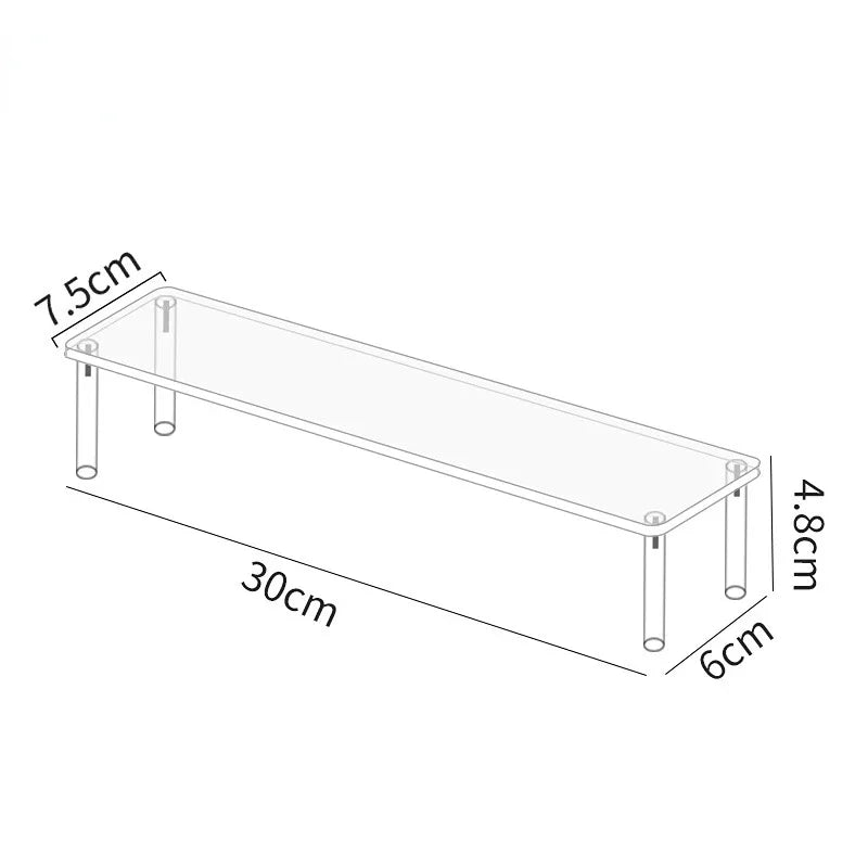 Acrylic Display Stand Ladder Shelf Hand-Made Figure Toy Animation Car Model Blind Box Perfume Storage Model Stand