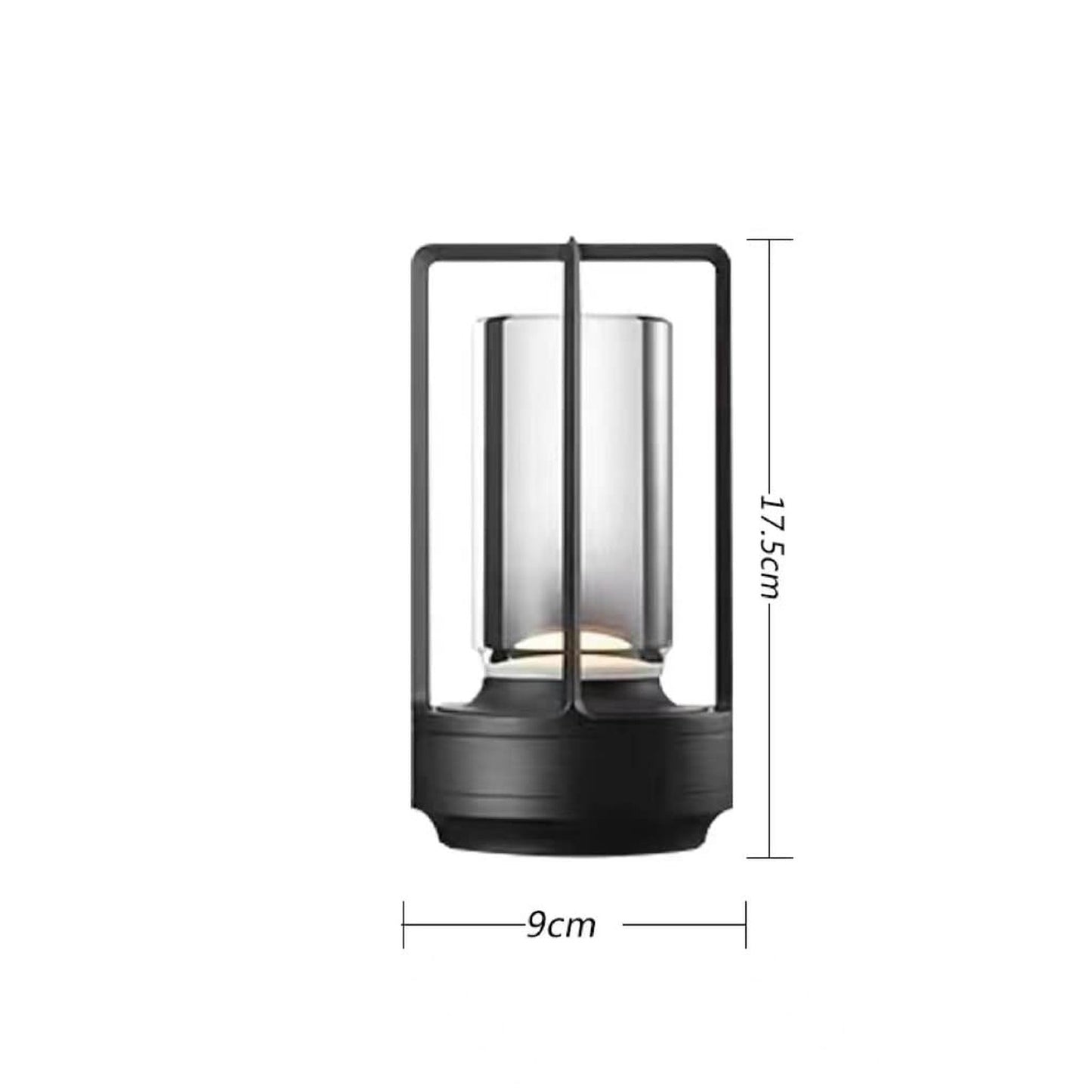 Portable Metal Table Lamp for Indoor/Outdoor ,Rechargeable Cordless LED Lamp,...