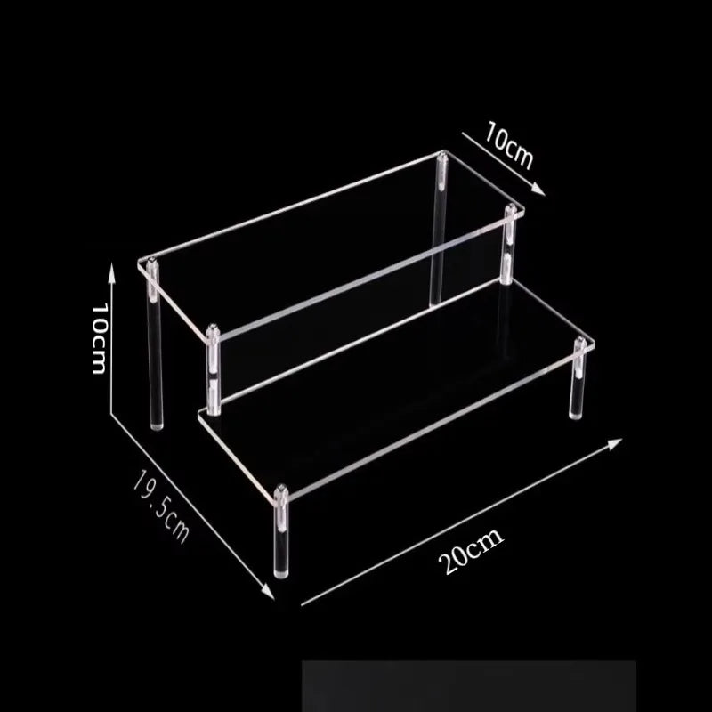 20-50Cm Acrylic Riser Display Riser Shelf for Figures Display Stand Display Cupcake Perfume Organizer Cologne Makeup Collection